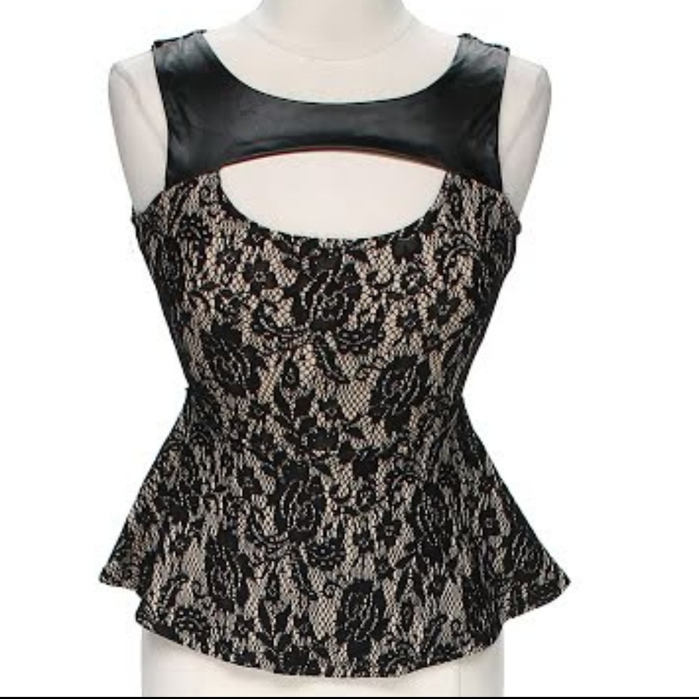 Leather and Lace  Dress/Tank